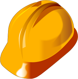 yellow hardhat